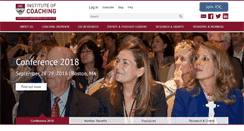 Desktop Screenshot of instituteofcoaching.org