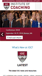 Mobile Screenshot of instituteofcoaching.org